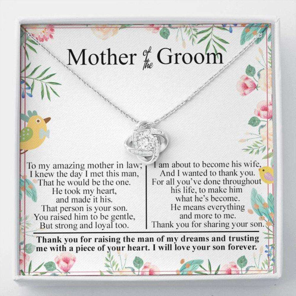 Mother-In-Law Necklace, Mothers Day Necklace Mother Of The Groom Wedding Gift Gifts for Mother In Law Rakva