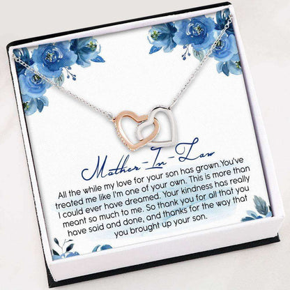 Mother-In-Law Necklace, Necklace For Women Girl “ Mother-In-Law Gift “ Gift For Mother Of The Groom Gifts for Mother (Mom) Rakva