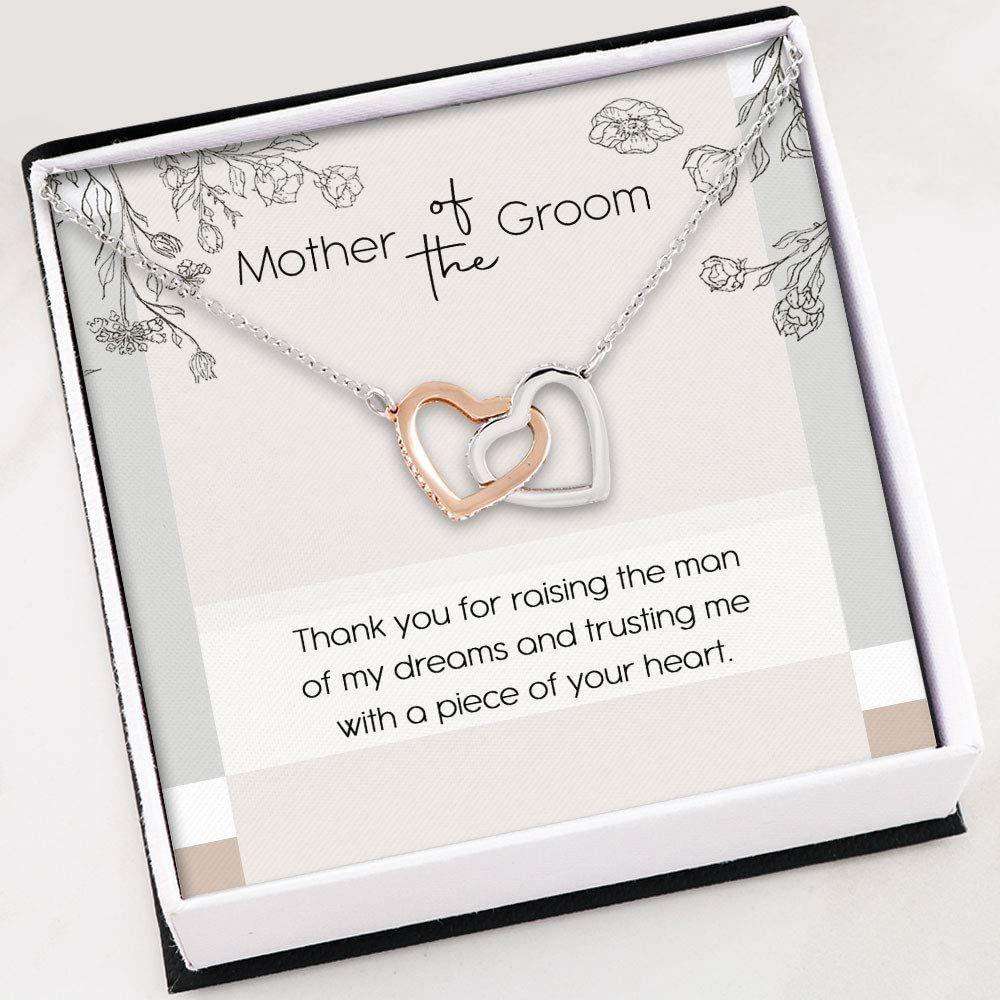 Mother-In-Law Necklace, Necklace For Women Girl “ Mother Of The Groom “ Thank You Mom Necklace Gifts for Mother (Mom) Rakva