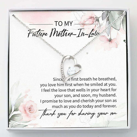 Mother-In-Law Necklace, Necklace For Women Girl “ To My Future Mother-In-Law Necklace Mother In Law Gift Gifts for Mother (Mom) Rakva