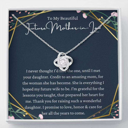 Mother-In-Law Necklace, Necklace Gift For Future Mother-In-Law From Future Son-In-Law, To My Future Mother-In-Law Gifts for Mother (Mom) Rakva