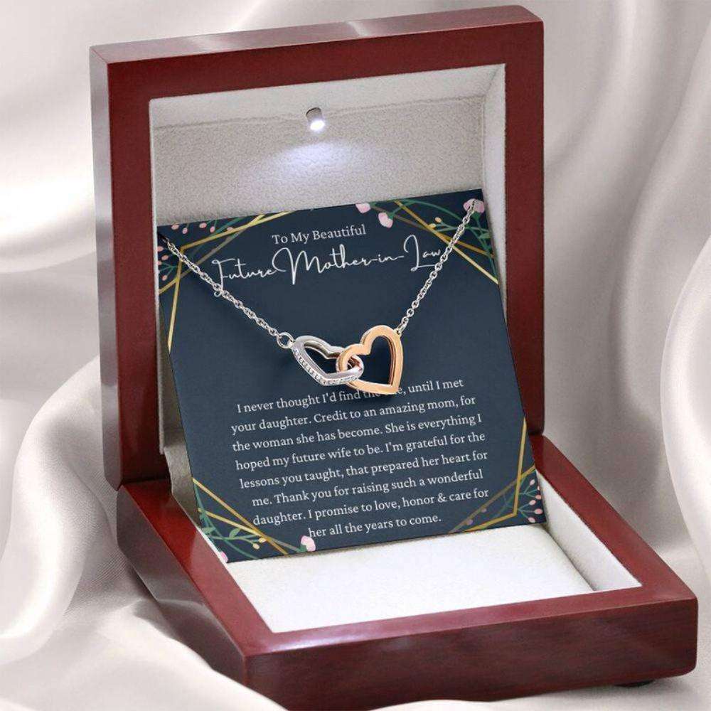 Mother-In-Law Necklace, Necklace Gift For Future Mother-In-Law From Future Son-In-Law, To My Future Mother-In-Law Gifts for Mother (Mom) Rakva