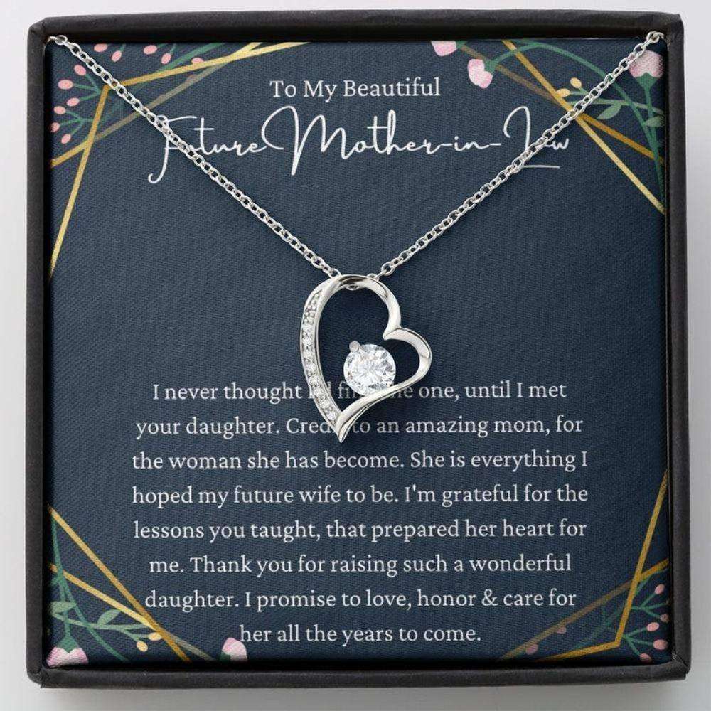 Mother-In-Law Necklace, Necklace Gift For Future Mother-In-Law, To My Future Mother-In-Law Wedding Day Gift Gifts for Mother (Mom) Rakva