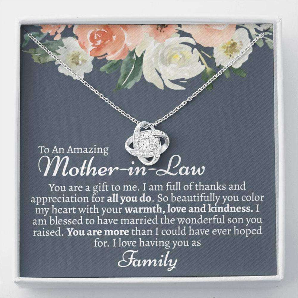 Mother-In-Law Necklace, Sentimental Mother In Law Gift, Cute Mother In Law Gifts Christmas, Gift For Mother In Law Birthday, Best Mother In Law Gift Gifts for Mother (Mom) Rakva