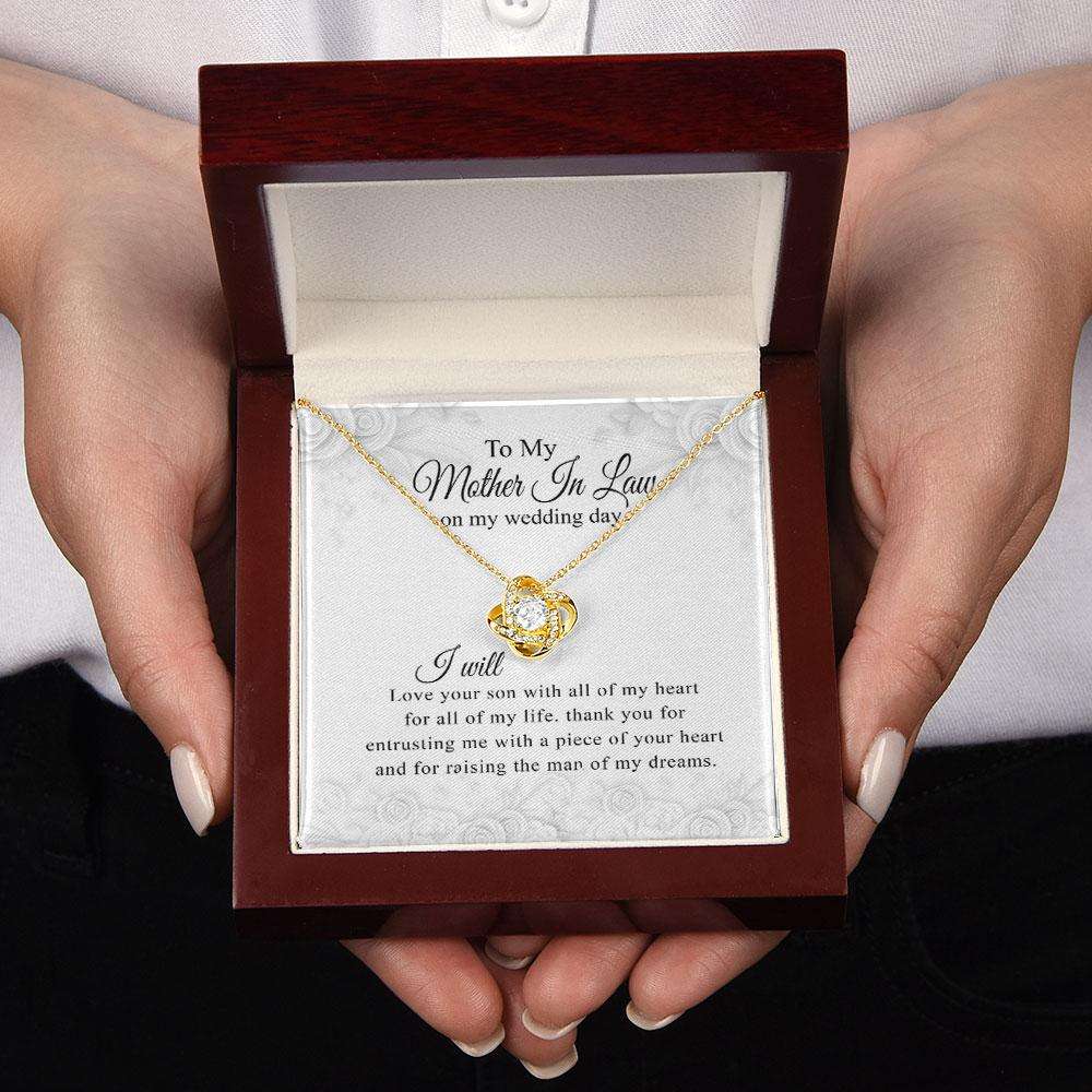 Mother-In-Law Necklace, Sentimental Mother In Law Gift From Bride, Mother In Law Gift For Wedding Day From Daughter In Law Custom Necklace Gifts For Daughter Rakva