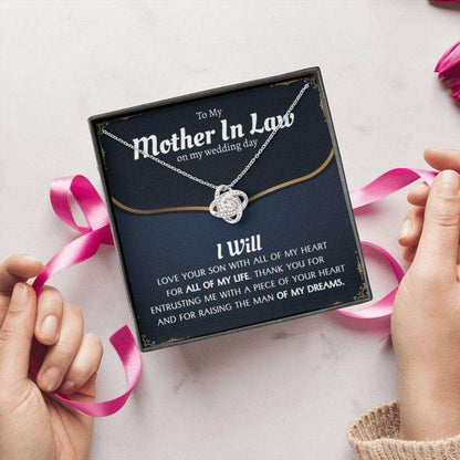 Mother-In-Law Necklace, Sentimental Mother In Law Gift From Bride, Mother In Law Gift For Wedding Day From Daughter In Law Gifts For Daughter Rakva