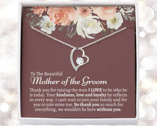 Mother-In-Law Necklace, Sentimental Mother Of The Groom Wedding Gift From Bride, Gift For Grooms Mother, Mother Of The Groom Bridal Shower Gift Gifts for Mother (Mom) Rakva