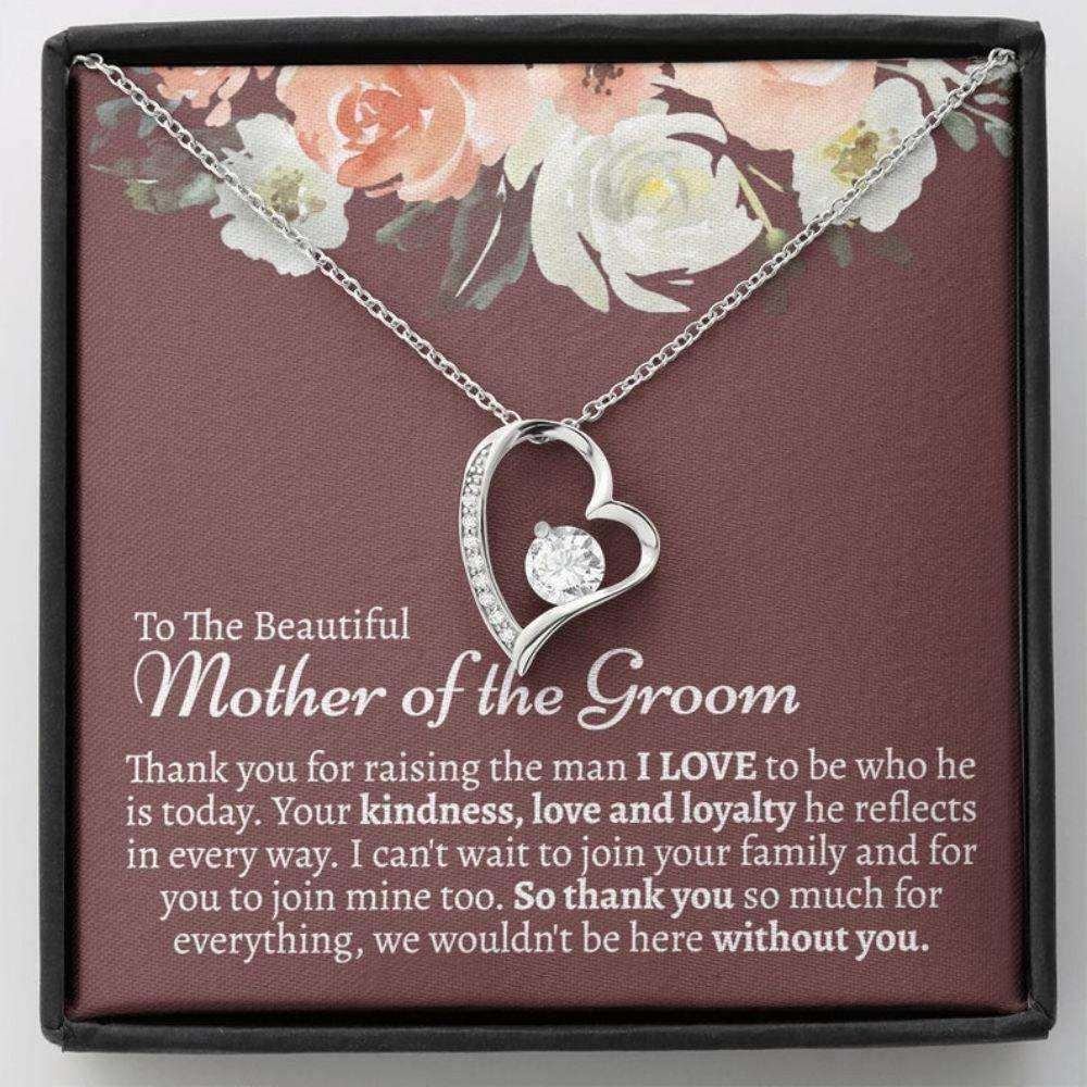 Mother-In-Law Necklace, Sentimental Mother Of The Groom Wedding Gift From Bride, Gift For Grooms Mother, Mother Of The Groom Bridal Shower Gift Gifts for Mother (Mom) Rakva