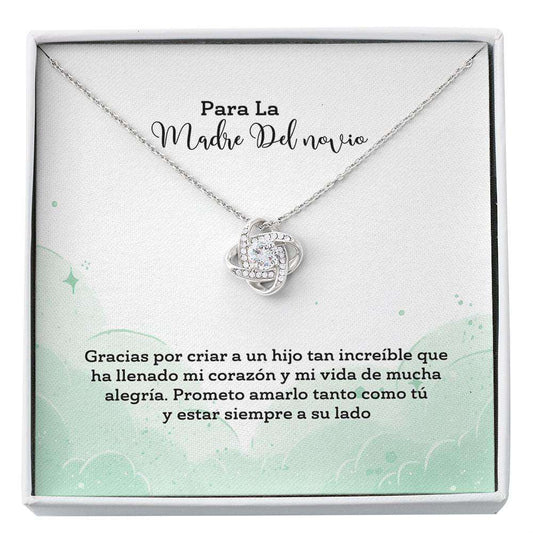 Mother-In-Law Necklace, Spanish Mom Of Groom Necklace Gift Groom To Suegra Amor Madre Del Novio Collar Boda Suegra Custom Necklace Gifts for Mother (Mom) Rakva