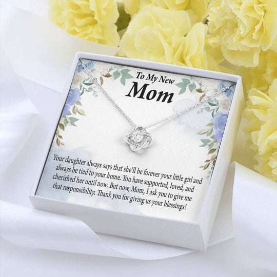 Mother-In-Law Necklace, Thank For Giving Us Your Blessings Necklace, Son Gift For Mom In Law Gifts for Mother (Mom) Rakva