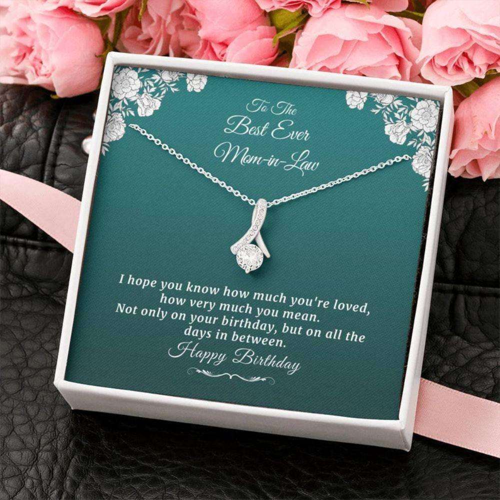 Mother-In-Law Necklace, To Mom-In-Law Necklace, Gift For Mother In Law, To Mom In Law Gifts for Mother (Mom) Rakva
