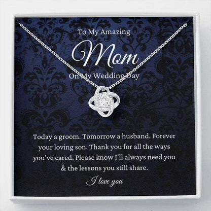 Mother-In-Law Necklace, To Mother Of The Groom Gift Necklace From Son, Gift For Mom From Groom Wedding Gifts for Mother (Mom) Rakva