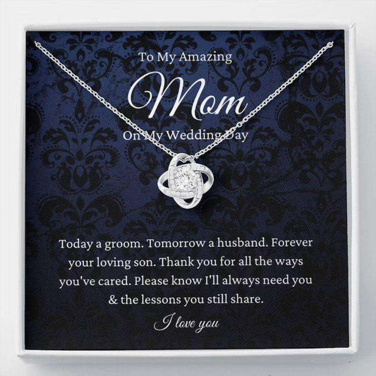 Mother-In-Law Necklace, To Mother Of The Groom Gift Necklace From Son, Gift For Mom From Groom Wedding Gifts for Mother (Mom) Rakva