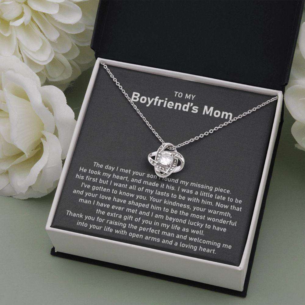 Mother-In-Law Necklace, To My Boyfriend’S Mom, Boyfriend’S Mom Necklace, Anniversary Gift Gifts for Mother In Law Rakva