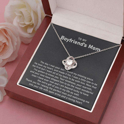 Mother-In-Law Necklace, To My Boyfriend’S Mom, Boyfriend’S Mom Necklace, Anniversary Gift Gifts for Mother In Law Rakva