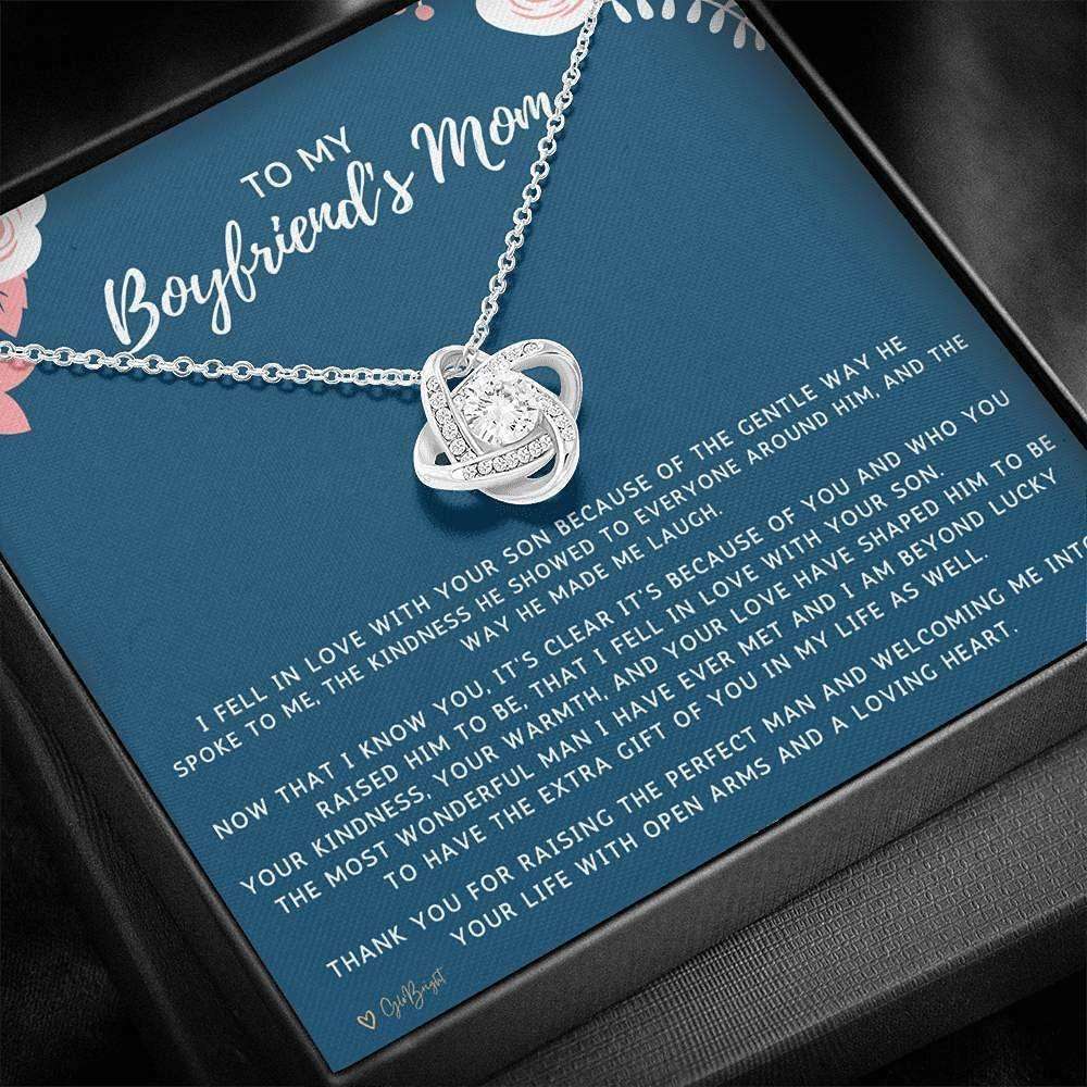 Mother-In-Law Necklace, To My Boyfriend’S Mom Gifts Necklace, Gift For Future Mother-In-Law Gifts for Mother (Mom) Rakva