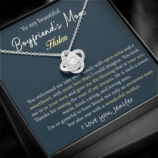 Mother In Law Necklace, To My Boyfriend’S Mom Necklace, Future Mother In Law Jewelry Gift, Boyfriend’S Mom Gift On Mother’S Day Gifts for Mother In Law Rakva