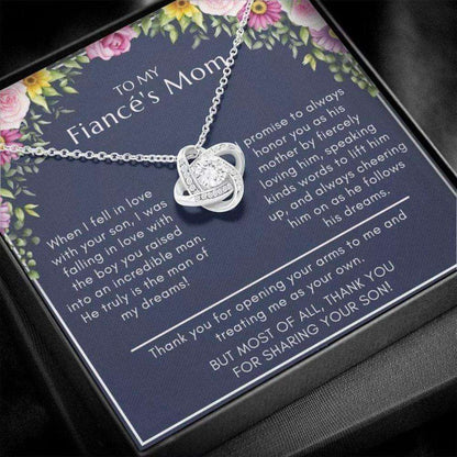 Mother-In-Law Necklace, To My Fiance’S Mom Necklace Gift, Mother’S Day Necklace For Fiance’S Mother, Birthday Necklace, Fiances Mom Gift Gifts for Mother In Law Rakva