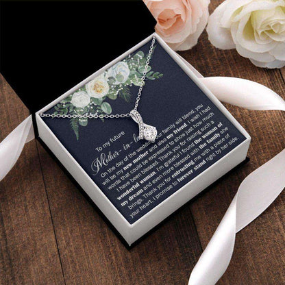 Mother-In-Law Necklace, To My Future Mother-In-Law Gift, Sentimental Gift For Mother Of Bride From Groom, Meaningful Necklace Gifts for Mother In Law Rakva