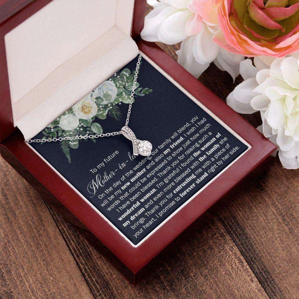 Mother-In-Law Necklace, To My Future Mother-In-Law Gift, Sentimental Gift For Mother Of Bride From Groom, Meaningful Necklace Gifts for Mother In Law Rakva