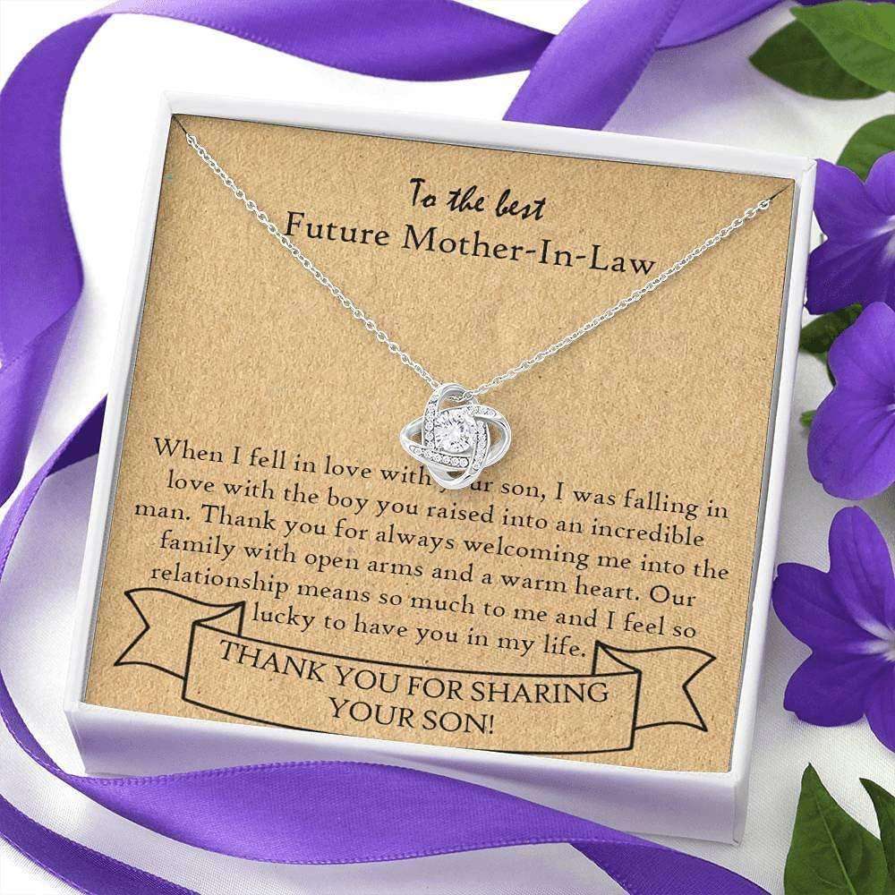 Mother-In-Law Necklace, To My Future Mother-In-Law Necklace, Engagement Gift Necklace Gifts for Mother (Mom) Rakva