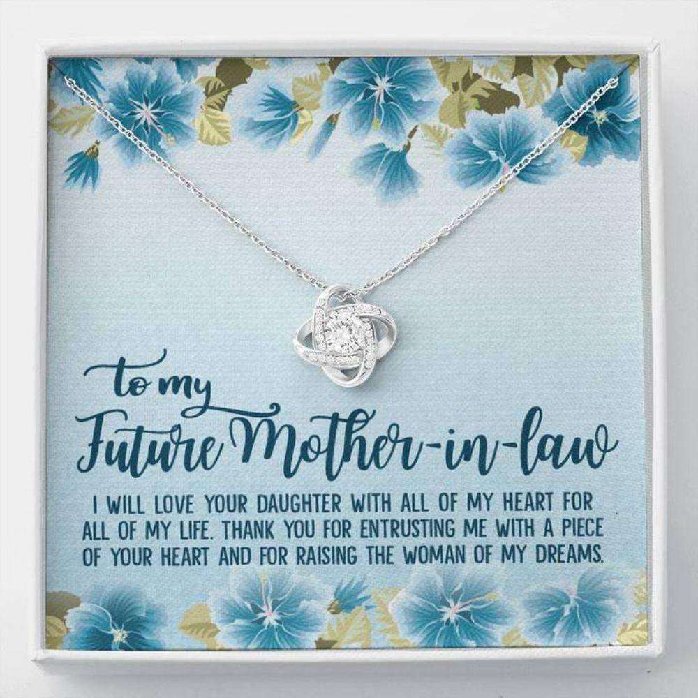 Mother-In-Law Necklace, To My Future Mother-In-Law Necklace Mother’S Day Gift Gifts for Mother (Mom) Rakva