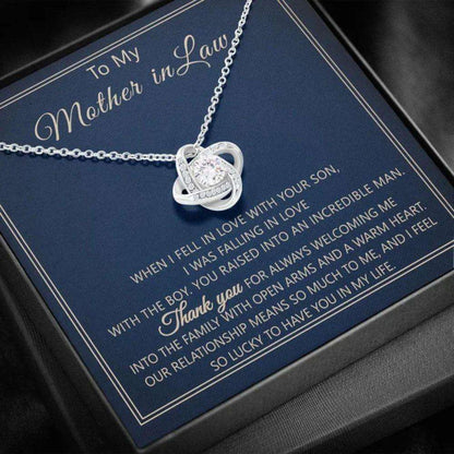 Mother-In-Law Necklace, To My Mother-In-Law Necklace, Best Mother-In-Law, Gift For Mother In Law Gifts for Mother In Law Rakva