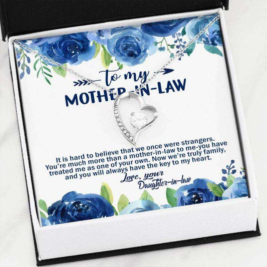 Mother-In-Law Necklace, To My Mother-In-Law Necklace Gift, Mother Of My Husband Gift Gifts for Mother (Mom) Rakva