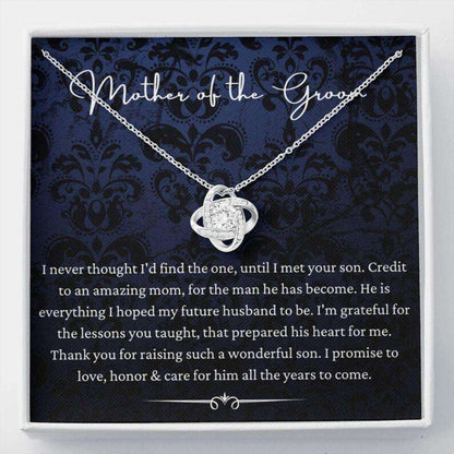 Mother-In-Law Necklace, To My Mother-In-Law Necklace, Mother-In-Law Gift, Mother Of The Groom Gift From Bride Gifts for Mother (Mom) Rakva