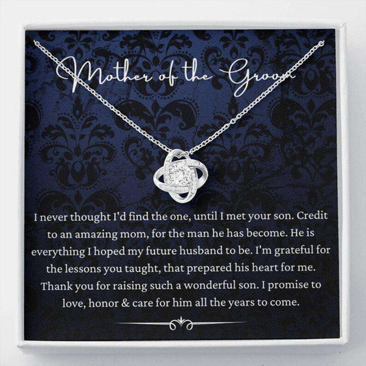 Mother-In-Law Necklace, To My Mother-In-Law Necklace, Mother-In-Law Gift, Mother Of The Groom Gift From Bride Gifts for Mother (Mom) Rakva