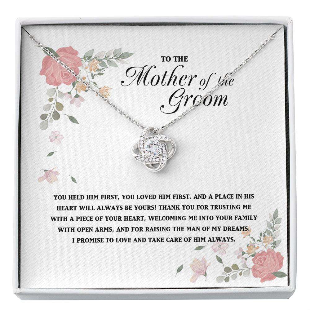 Mother-In-Law Necklace, To My Mother In Law On My Wedding Day Necklace, Mother Of The Groom Gift From Bride Custom Necklace Gifts for Mother (Mom) Rakva