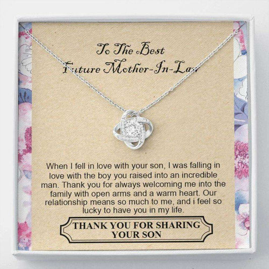 Mother-In-Law Necklace, To The Best Future Mother-In-Law “ Thank You For Always Welcoming Me Into The Family Necklace Gifts for Mother In Law Rakva