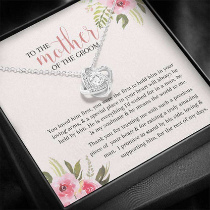 Mother-In-Law Necklace,Mother Of The Groom Gift From Bride, To My Future Mother In Law Necklace Message Card Gifts for Mother (Mom) Rakva