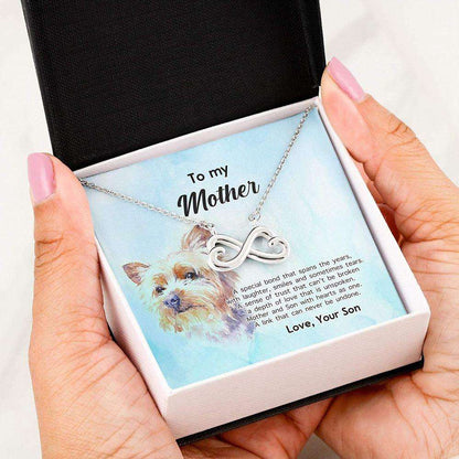 Mother Son Necklace, Presents For Mom Gifts, Special Bond Trust Love Dog Gifts for Mother (Mom) Rakva