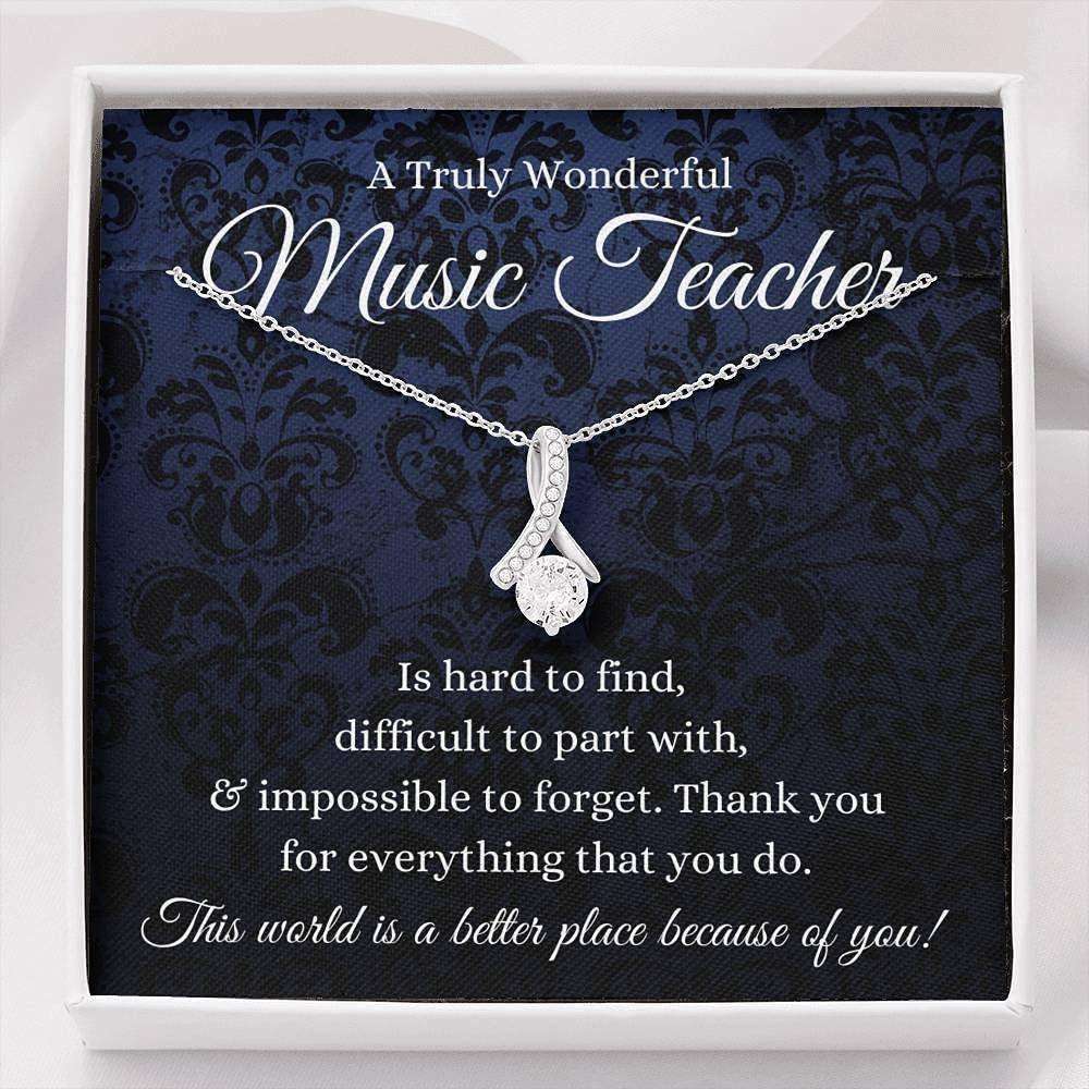 Music Teacher Necklace Gift Band Teacher Thank You Gift Gifts for Mother (Mom) Rakva