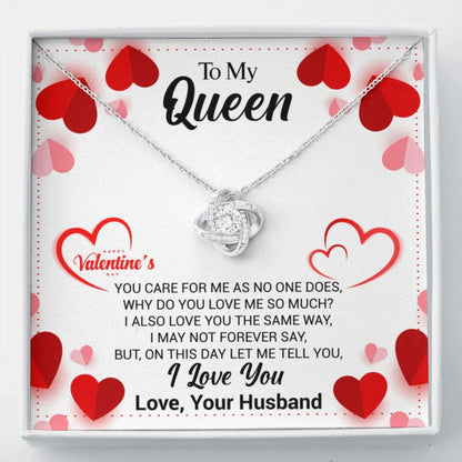 My Queen Valentines Day Gift For Wife From Husband - 925 Sterling Silver Pendant For Karwa Chauth Rakva