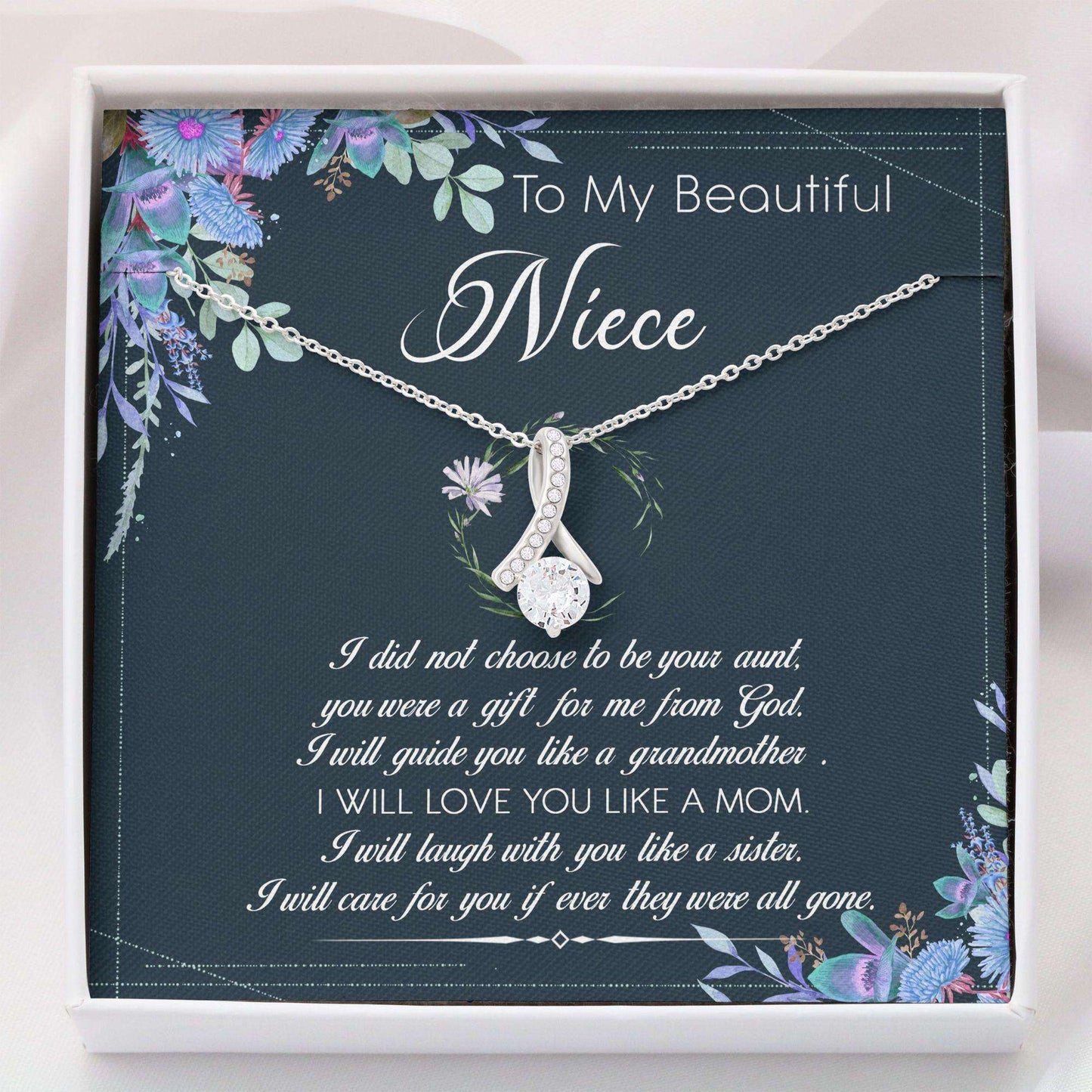 Niece Necklace, Alluring Beauty Necklace “ To My Beautiful Niece Necklace Niece Gifts Gifts for Niece Rakva