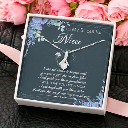 Niece Necklace, Alluring Beauty Necklace “ To My Beautiful Niece Necklace Niece Gifts Gifts for Niece Rakva