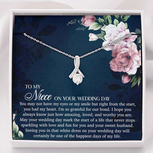 Niece Necklace, Gift For Niece On Her Wedding Day “ Wedding Necklace Gift From Aunt, Bridal Shower Gift Gift For Bride Rakva