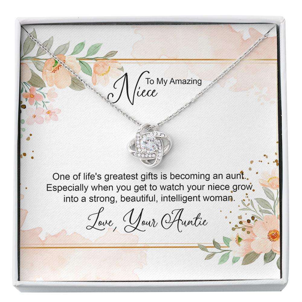 Niece Necklace, Loving Niece Giftniece Wedding Gift Gift From Auntieniece Christmas Custom Necklace Gifts for Niece Rakva