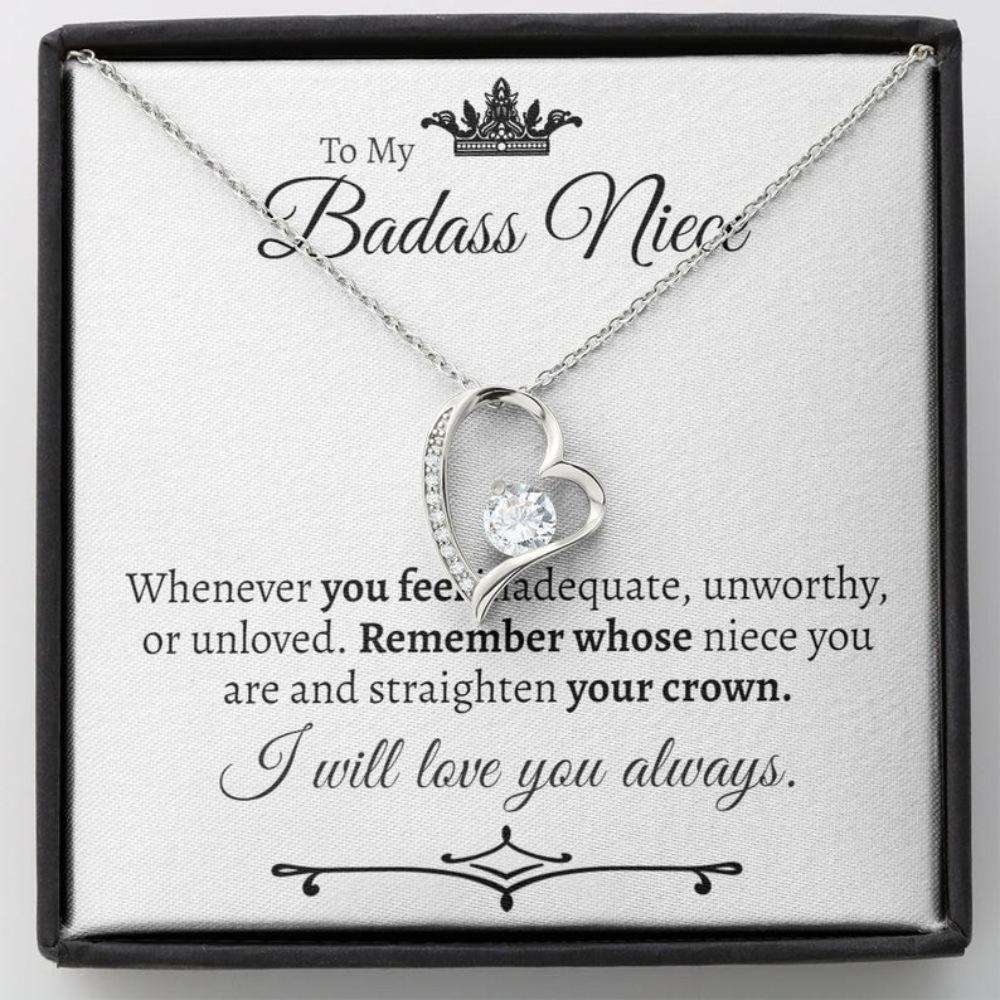 Niece Necklace, Niece & Aunt Gift, Aunt To Niece Necklace, Niece Gift From Aunt Or Uncle, Niece Graduation, Niece Birthday Gifts for Niece Rakva