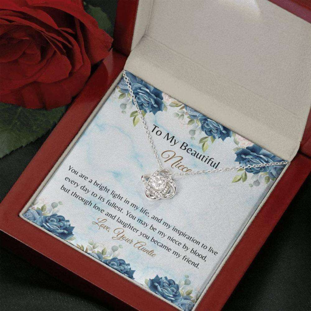 Niece Necklace, Niece Gift From Auntie “ Sentimental Necklace “ Niece Necklace Card “ Niece Bride Gift “ Love From Niece Gifts for Niece Rakva