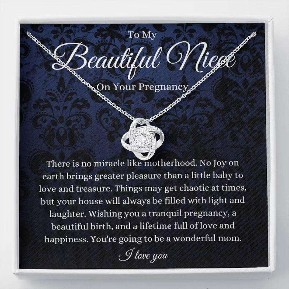 Niece Necklace, Niece Pregnancy Necklace, Gift For Mom To Be, Expecting Mom, Pregnant Niece Gifts For Mom To Be (Future Mom) Rakva