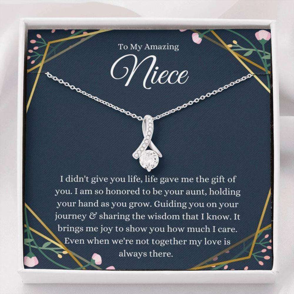 Niece Necklace, To My Niece Necklace Gift From Aunt, Niece Necklace, Niece Christmas Gift Gifts For Goddaughter / Godson Necklace Rakva