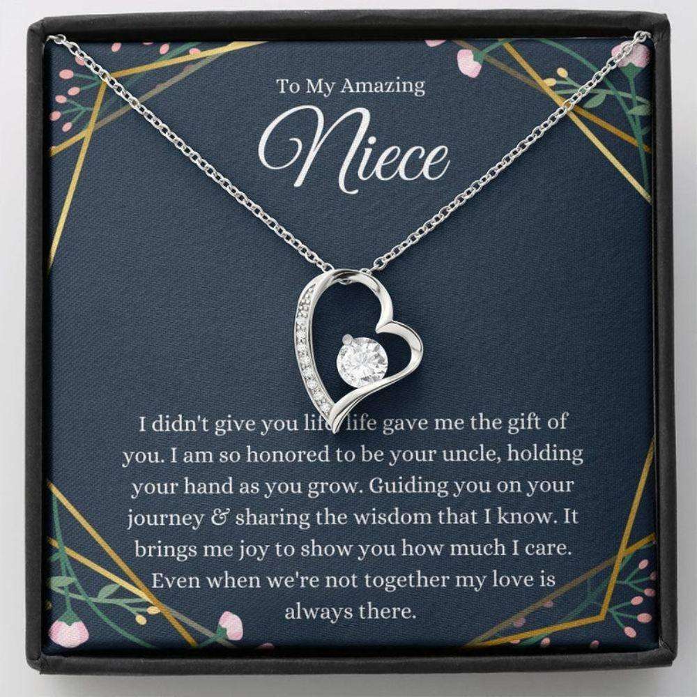 Niece Necklace, To My Niece Necklace Gift From Uncle, Niece Necklace, Niece Christmas Gift Gifts For Goddaughter / Godson Necklace Rakva