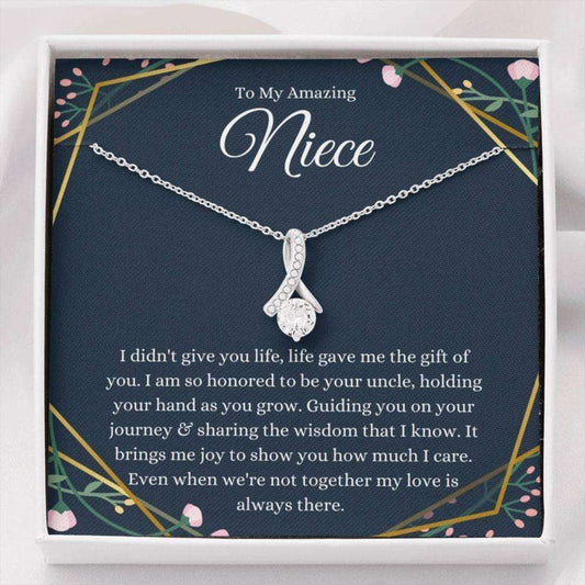 Niece Necklace, To My Niece Necklace Gift From Uncle, Niece Necklace, Niece Christmas Gift Gifts For Goddaughter / Godson Necklace Rakva