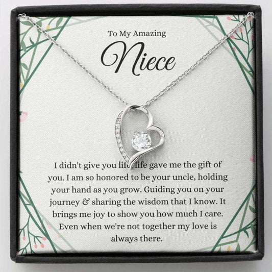 Niece Necklace, To My Niece Necklace Gift From Uncle, Niece Necklace, Niece Christmas Gift Gifts For Goddaughter / Godson Necklace Rakva