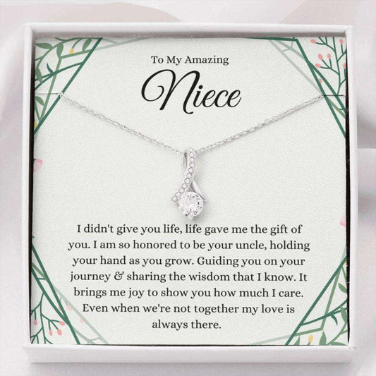 Niece Necklace, To My Niece Necklace Gift From Uncle, Niece Necklace, Niece Christmas Gift Gifts For Goddaughter / Godson Necklace Rakva