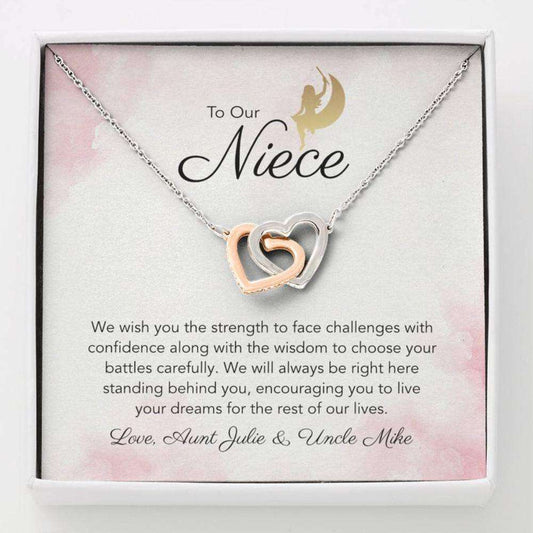 Niece Necklace, To Our Niece Necklace, Aunt Niece Necklace, Niece Birthday Gift, Graduation Gift Gifts For Goddaughter / Godson Necklace Rakva