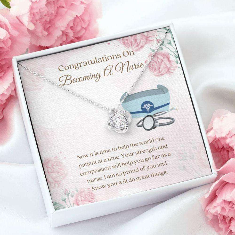 Nurse Grad Necklace “ Finished Nursing School “ Graduation Card “ New Nurse Gift “ Grad Message Card “ Graduation Gift For Archievement Rakva